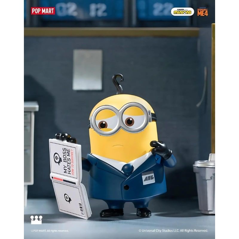 Mô hình đồ chơi Blind box Minions Despicable Me 4 Series Figures ( Kẻ Trộm Mặt Trăng ) POP MART