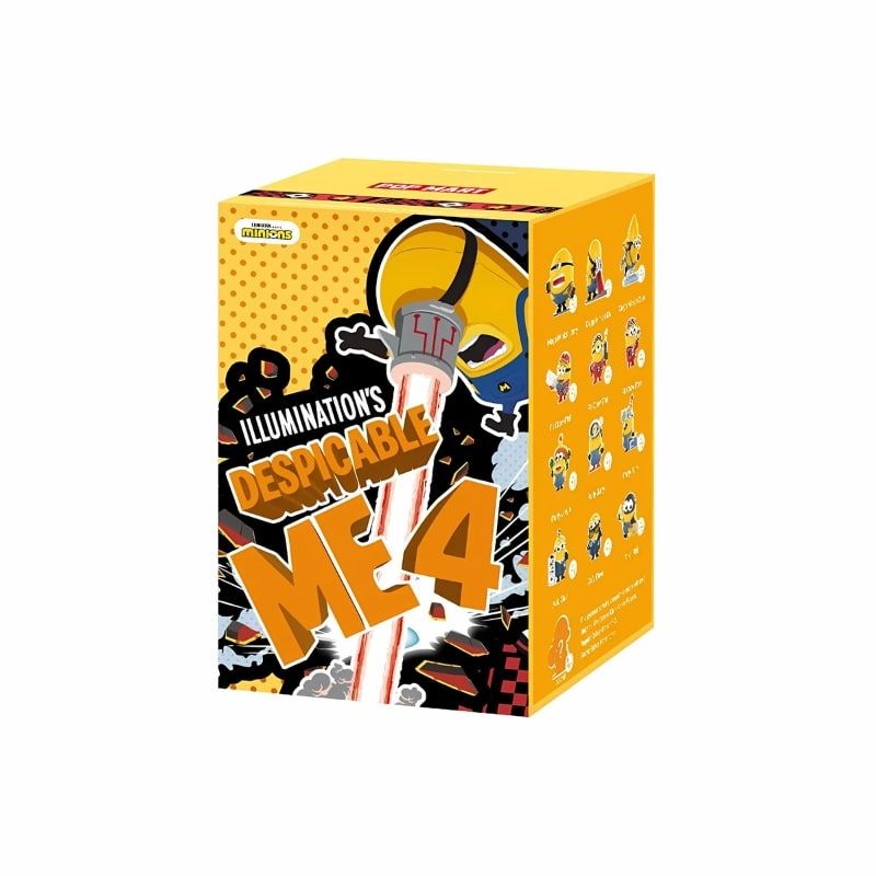 Mô hình đồ chơi Blind box Minions Despicable Me 4 Series Figures ( Kẻ Trộm Mặt Trăng ) POP MART