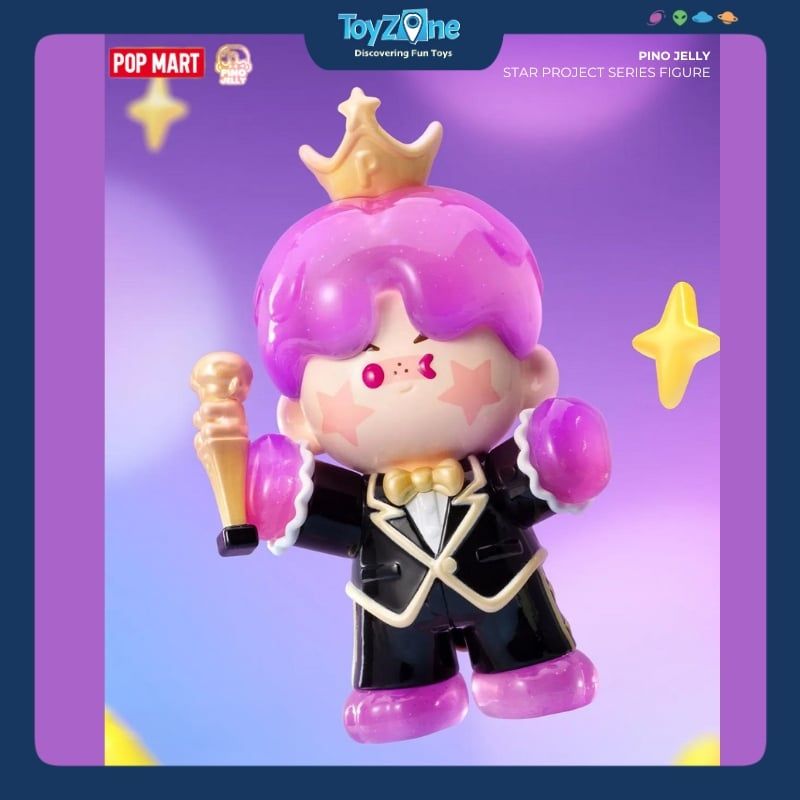 Mô hình đồ chơi Blind box Pino Jelly Star Project Series Figures ( Dự Án Ngôi Sao ) POP MART