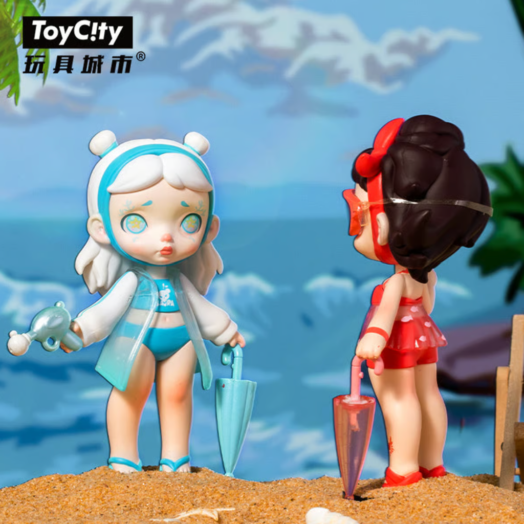 Mô hình đồ chơi Blind box Laura Pool Fight Series ( Laura Bơi Lội ) TOYCITY