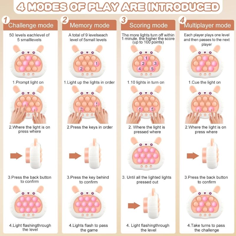 Đồ chơi Pop it thế hệ mới nhiều cấp độ Tuosiqi
