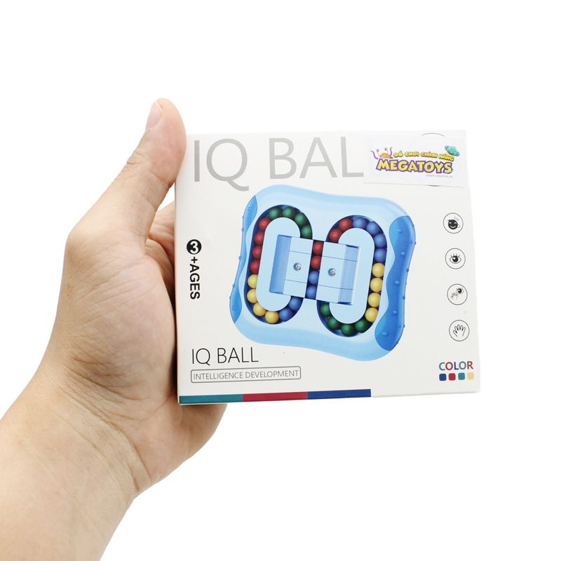 Đồ chơi trí tuệ Rubik hạt xoay nhiều màu