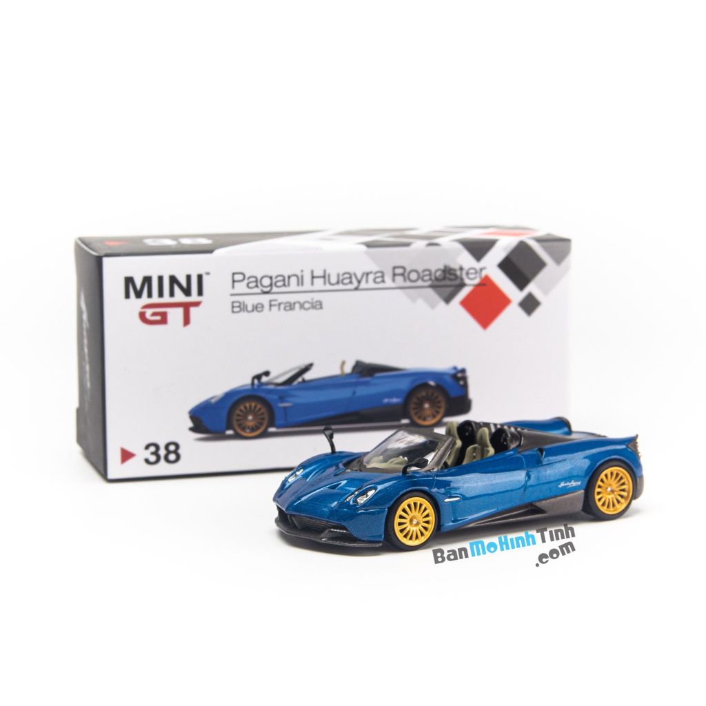 Mô hình siêu xe Pagani Huayra Roadster Blue 1:64 MiniGT giá rẻ (6)