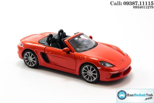 Mô hình xe Porsche 718 Boxster 1:24 Bburago