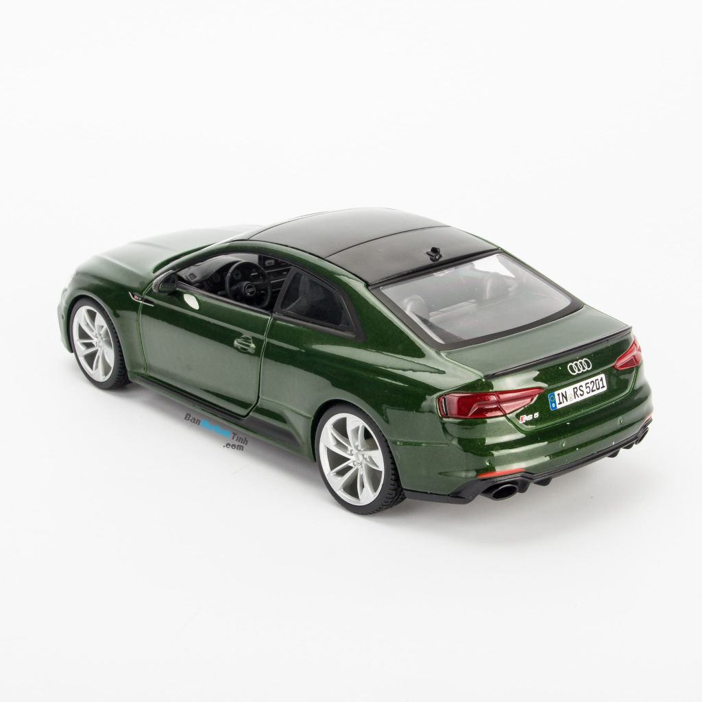 Mô hình xe Audi RS5 Coupe Green 1:24 Bburago (6)