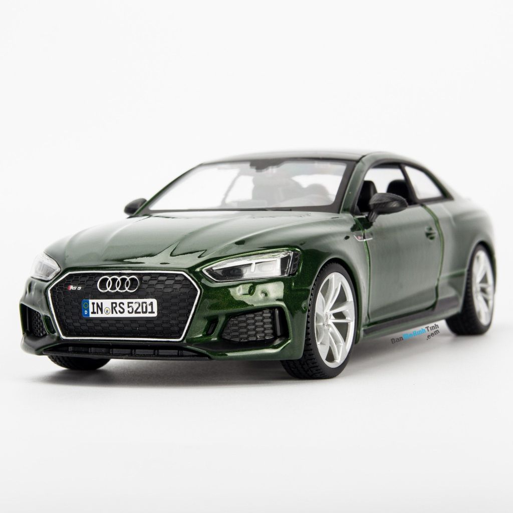 Mô hình xe Audi RS5 Coupe Green 1:24 Bburago (7)