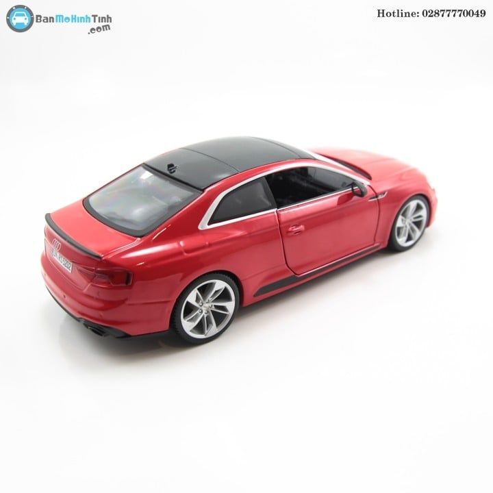 Mô hình xe Audi RS5 Coupe Red 1:24 Bburago (10)