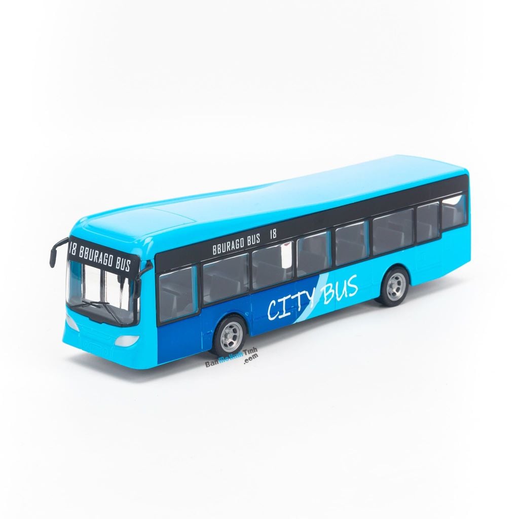 Mô hình xe Bus City long 19cm Bburago
