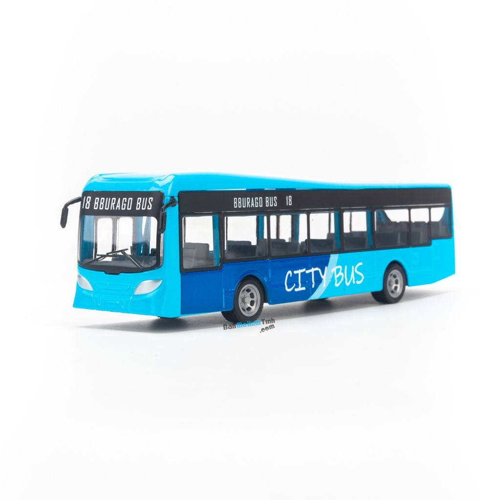 Mô hình xe Bus City long 19cm Bburago