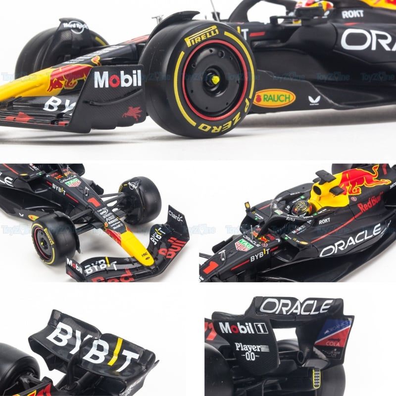 Mô hình xe F1 Oracle Red Bull Racing RB19 2023 1:24 Bburago
