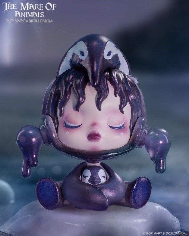 Mô hình đồ chơi Blind box Skull Panda The Mare of Animals Series (Skull Panda Hóa Thú) - POP MART