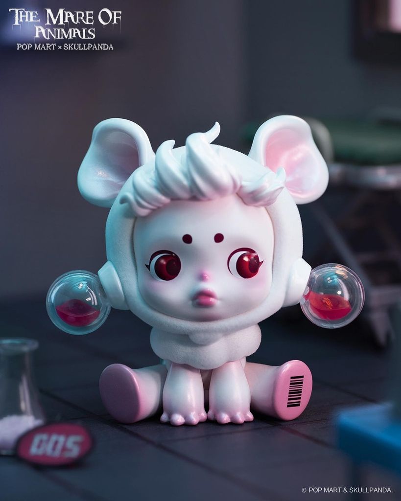 Mô hình đồ chơi Blind box Skull Panda The Mare of Animals Series (Skull Panda Hóa Thú) - POP MART
