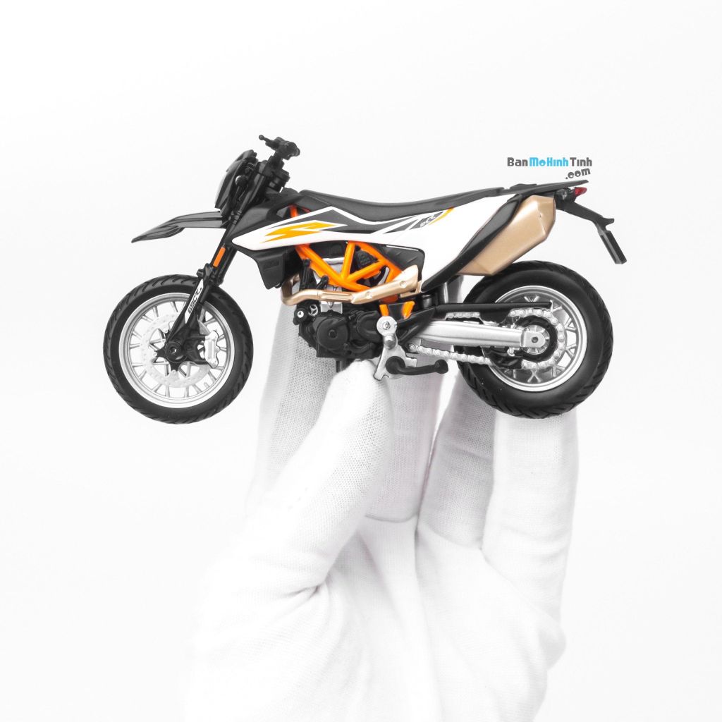 Mô hình xe mô tô KTM 690 SMC R 1:18 Maisto (4)