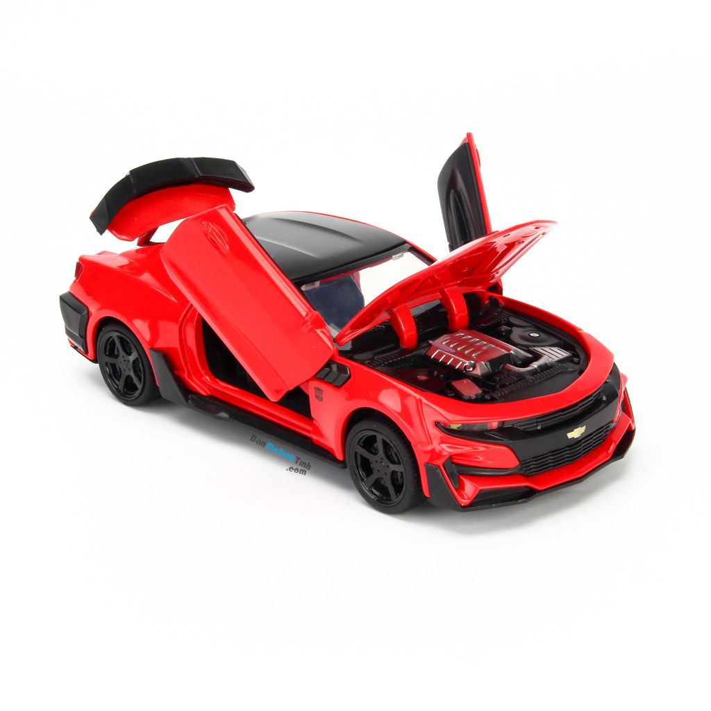 Mô hình xe Chevrolet Camaro Bumblebee Transfomer 5 Red 1:32 Miniauto (10)