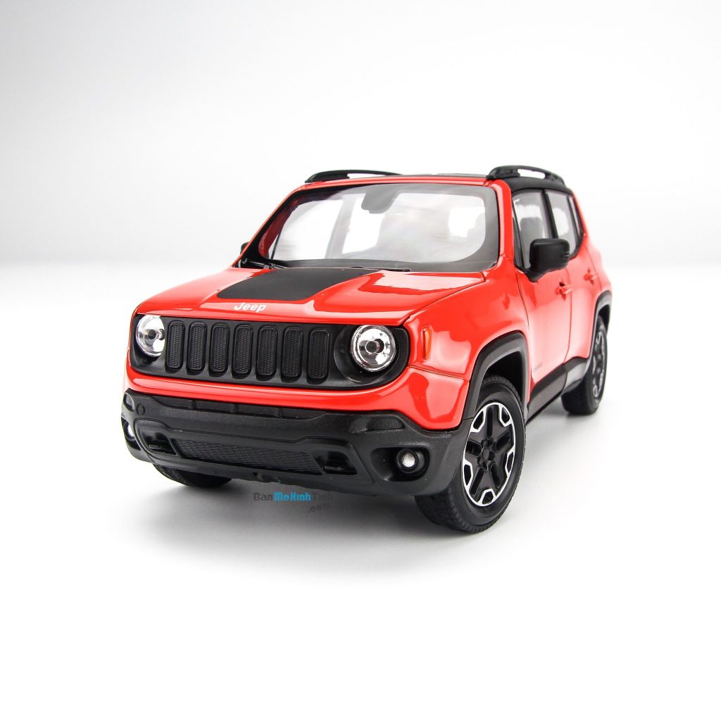 Mô hình xe Jeep Renegade Trailhawk Orange 1:24 Welly - 24071