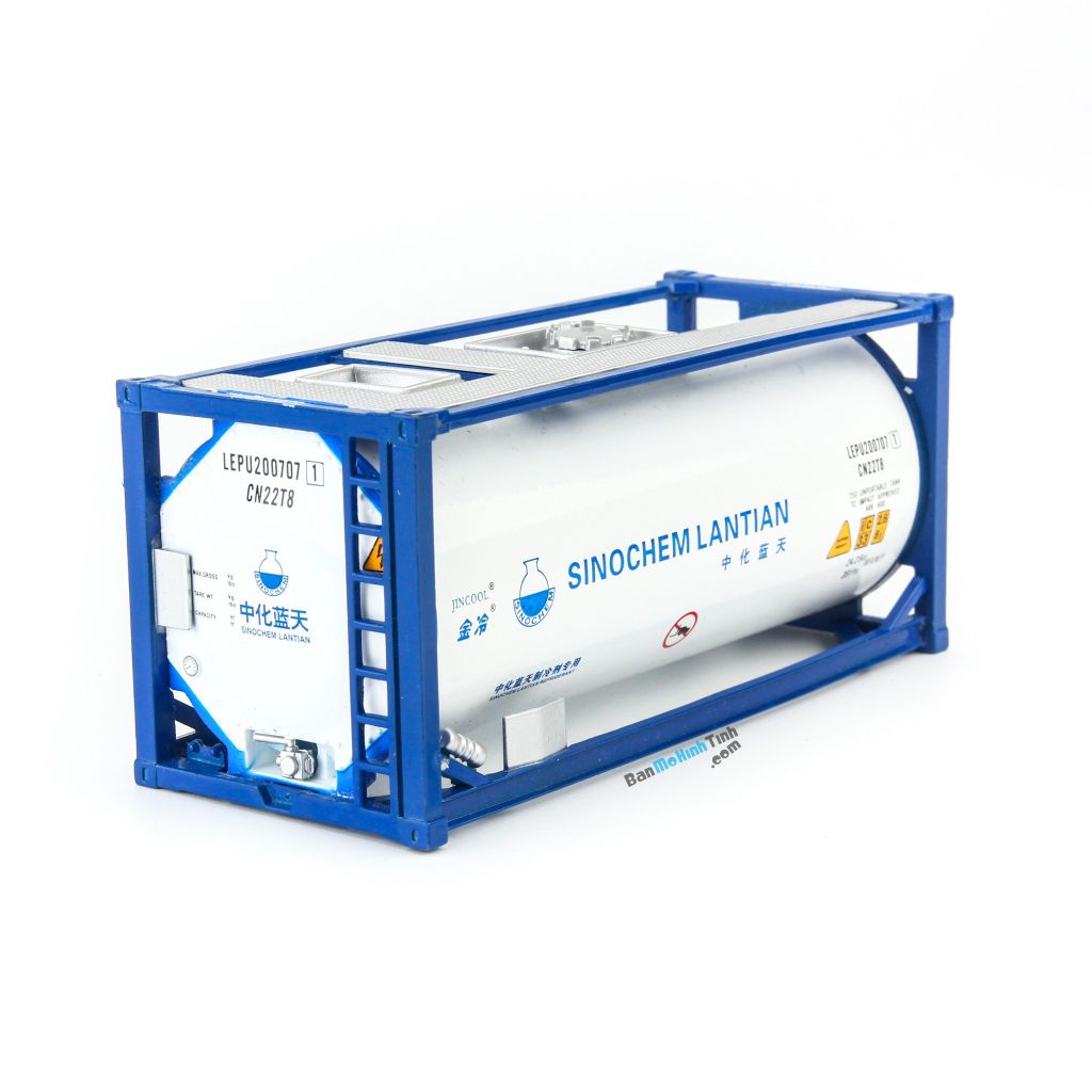 Mô hình container Sinochem Lantian -Tank White 1:50 Dealer (2)