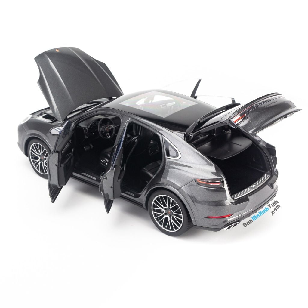 Mô hình xe suv Porsche Cayenne 2019 1:18 Norev Grey (3)