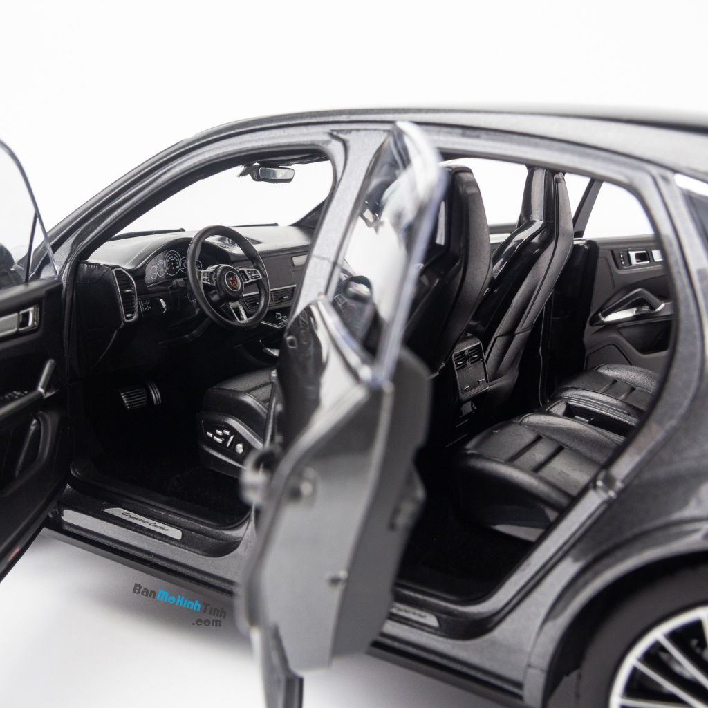 Mô hình xe suv Porsche Cayenne 2019 1:18 Norev Grey (6)