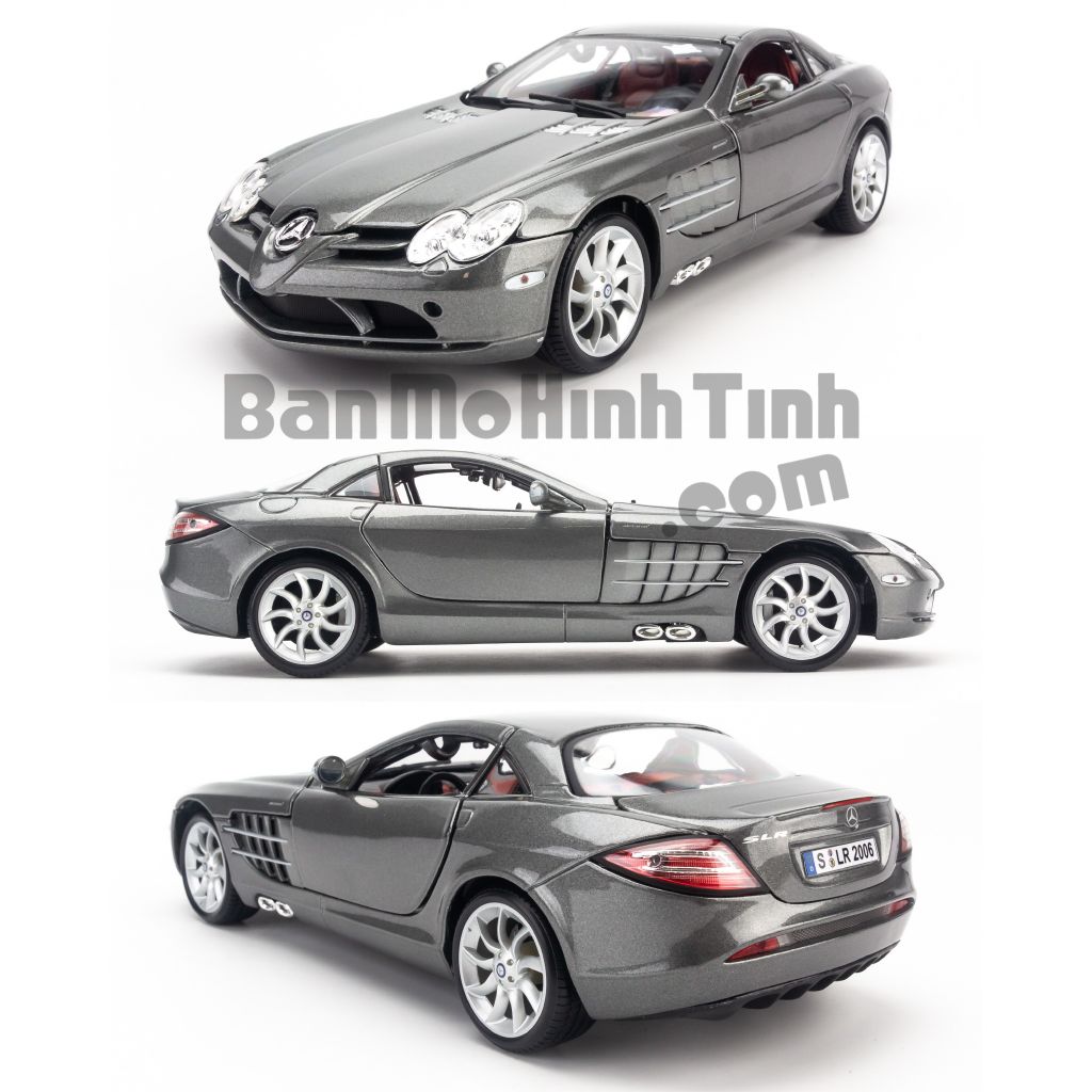 Mô hình xe Mercedes Benz SLR Mclaren 1:18 Maisto Silver (3)