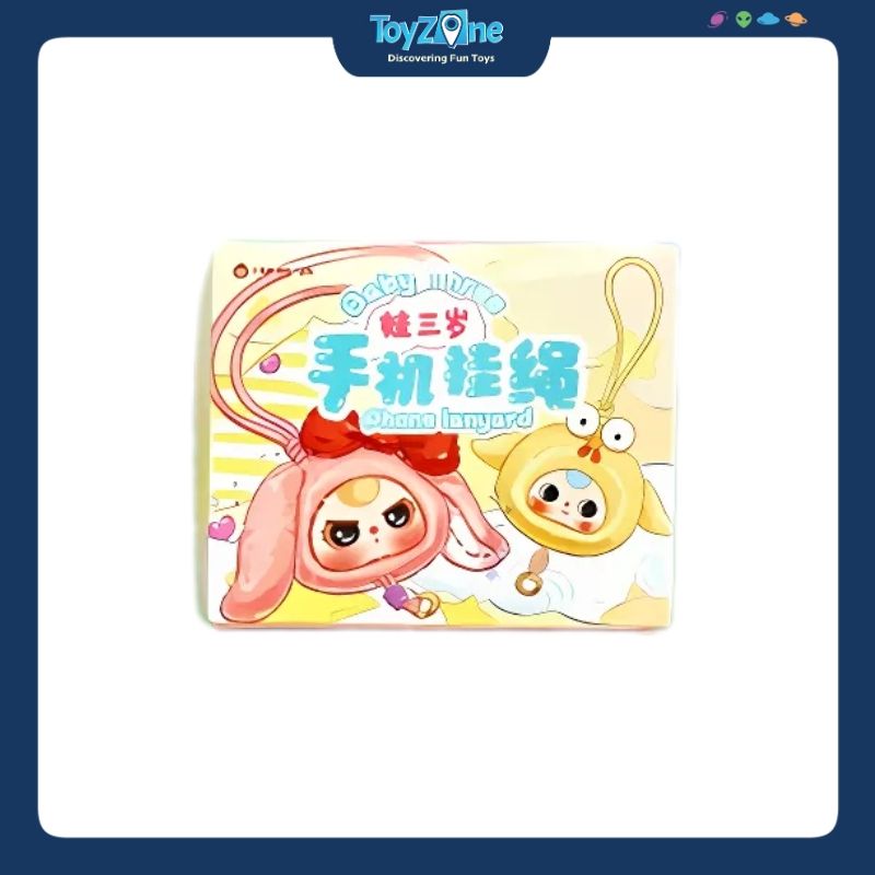 Dây đeo điện thoại Blind box Gấu bông Baby Three Mobile Phone Lanyard CUREPLANETA