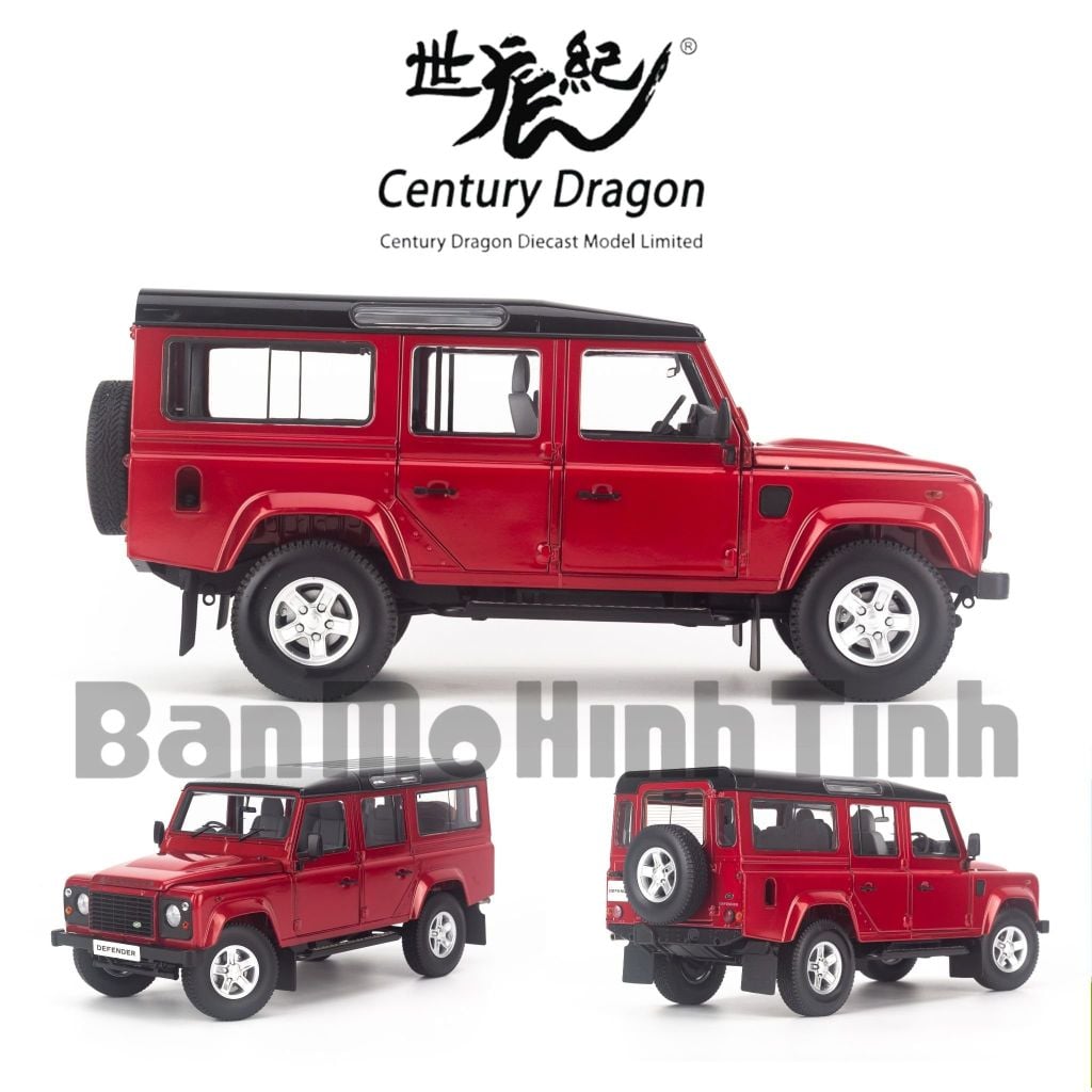 Mô hình xe Land Rover Defender 110 1:18 Century Dragon
