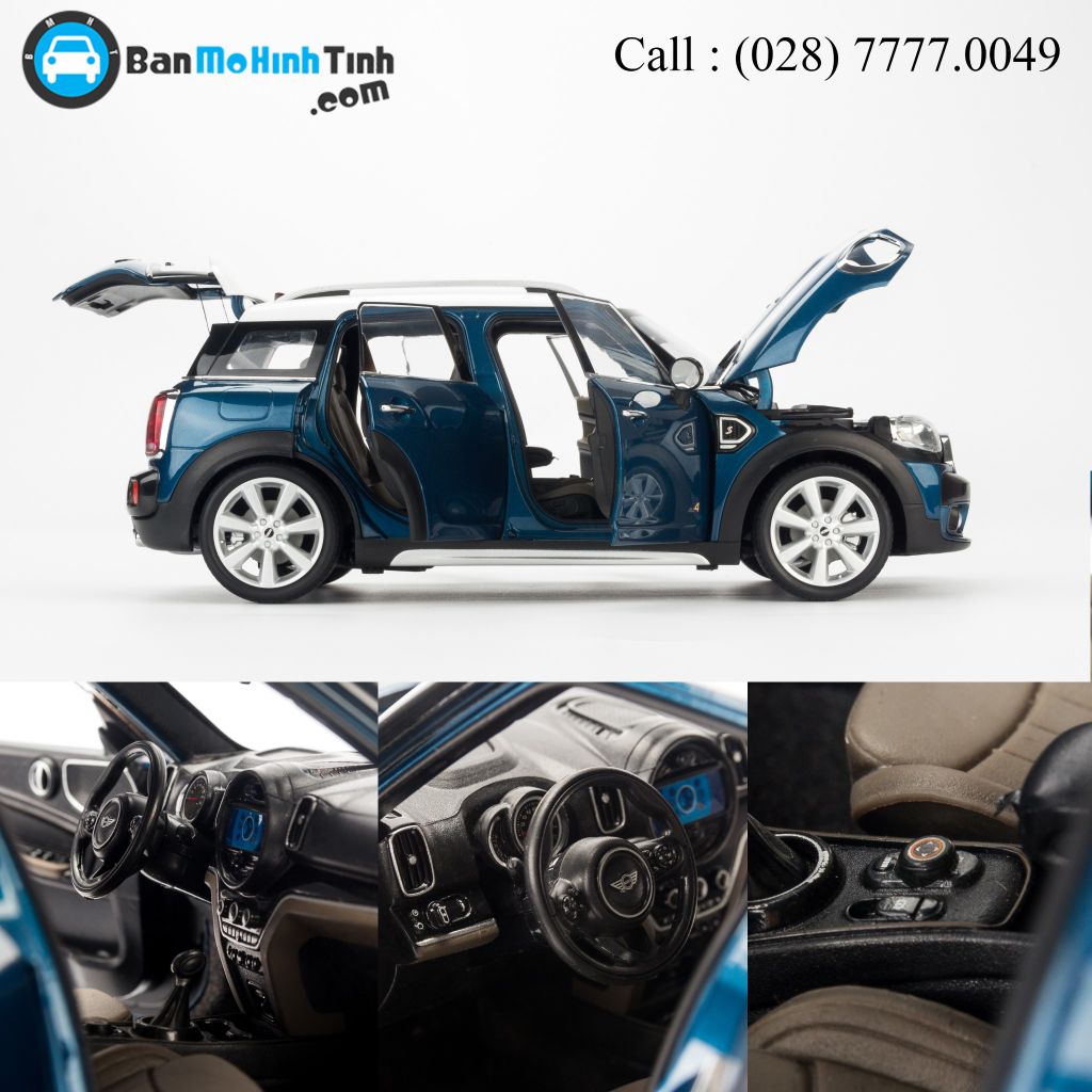 Mô hình xe Minicooper Countryman S Blue 1:18 Paragon