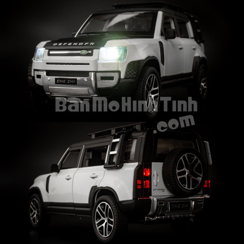 Mô hình xe Land Rover Defender 2020 1:24 Chezhi