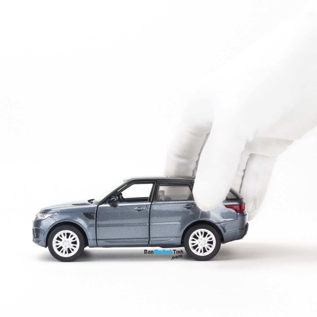 Mô hình xe Land Rover Range Rover 1:36 Jackiekim Grey (5)