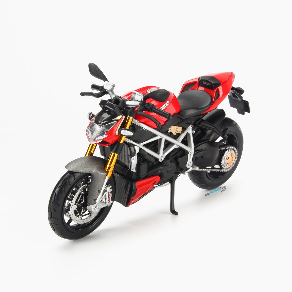 Mô hình mô tô Ducati Streetfighter S 1:12 Maisto Red (1)