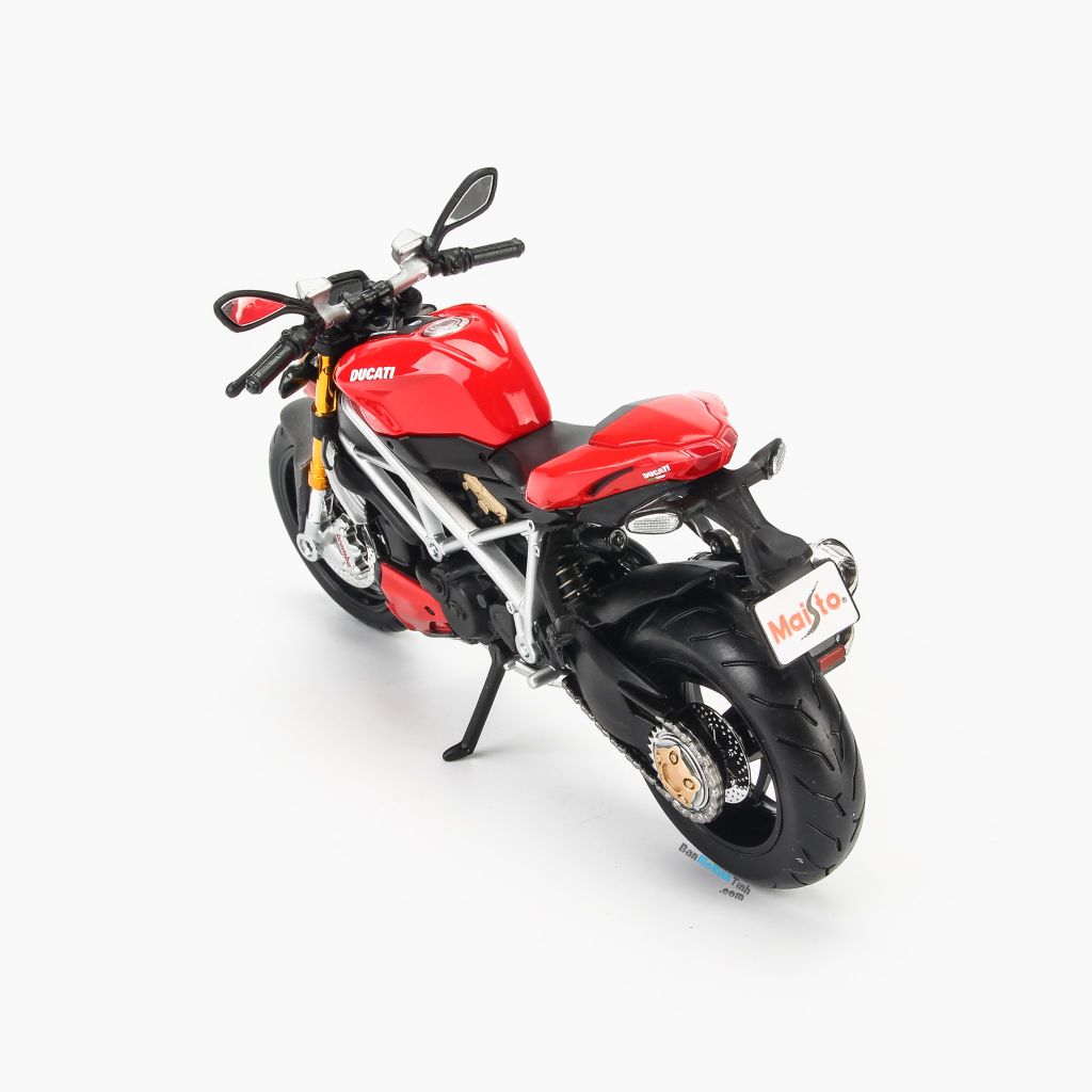 Mô hình mô tô Ducati Streetfighter S 1:12 Maisto Red (3)