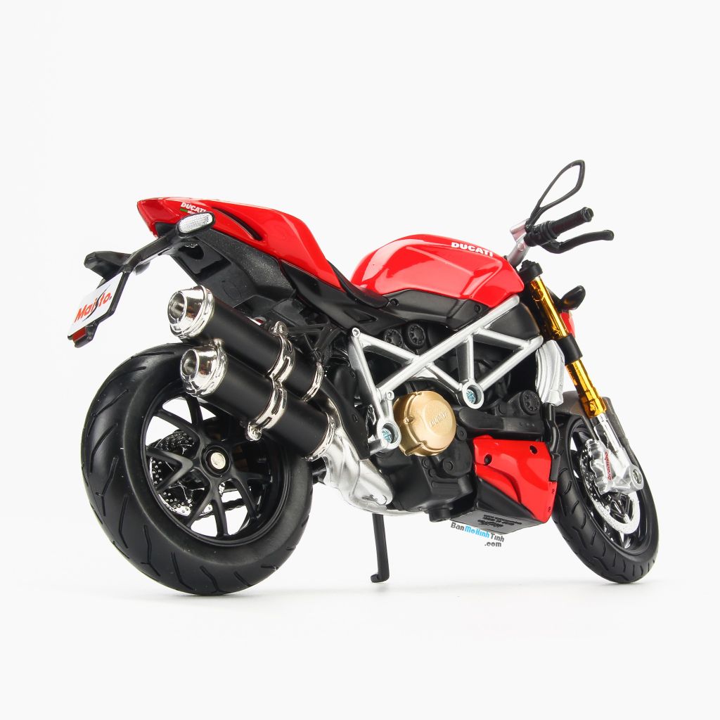 Mô hình mô tô Ducati Streetfighter S 1:12 Maisto Red (4)