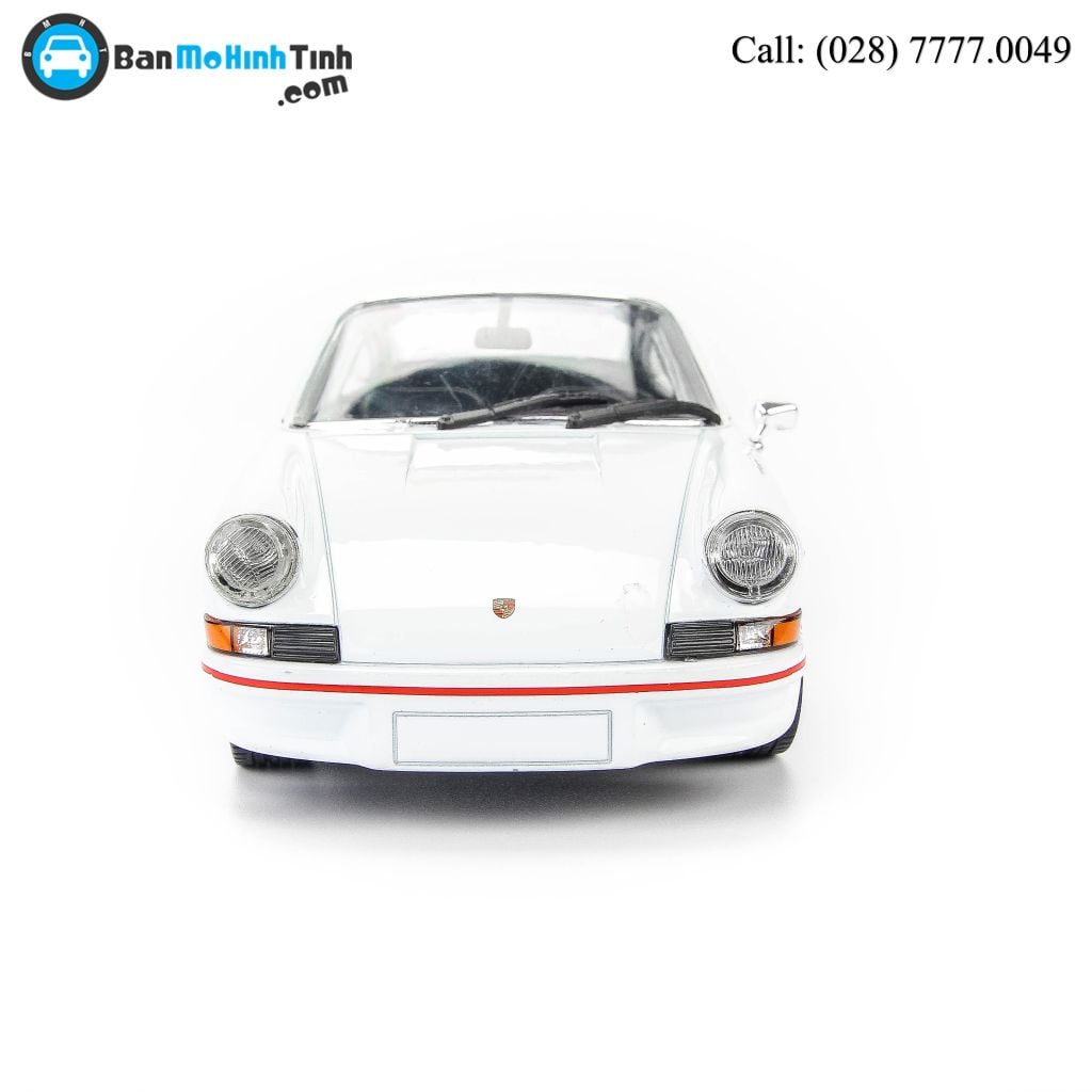 Mô hình xe Porsche 911 Carrera RS 2.7 1973 White 1:24 Welly- 24086