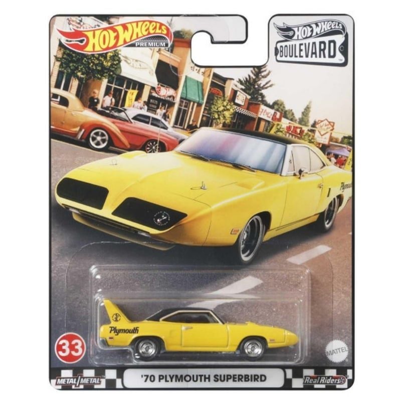 Mô hình xe Plymouth Superbird 1970 Boulevard Series 1:64 Hot Wheels Premium