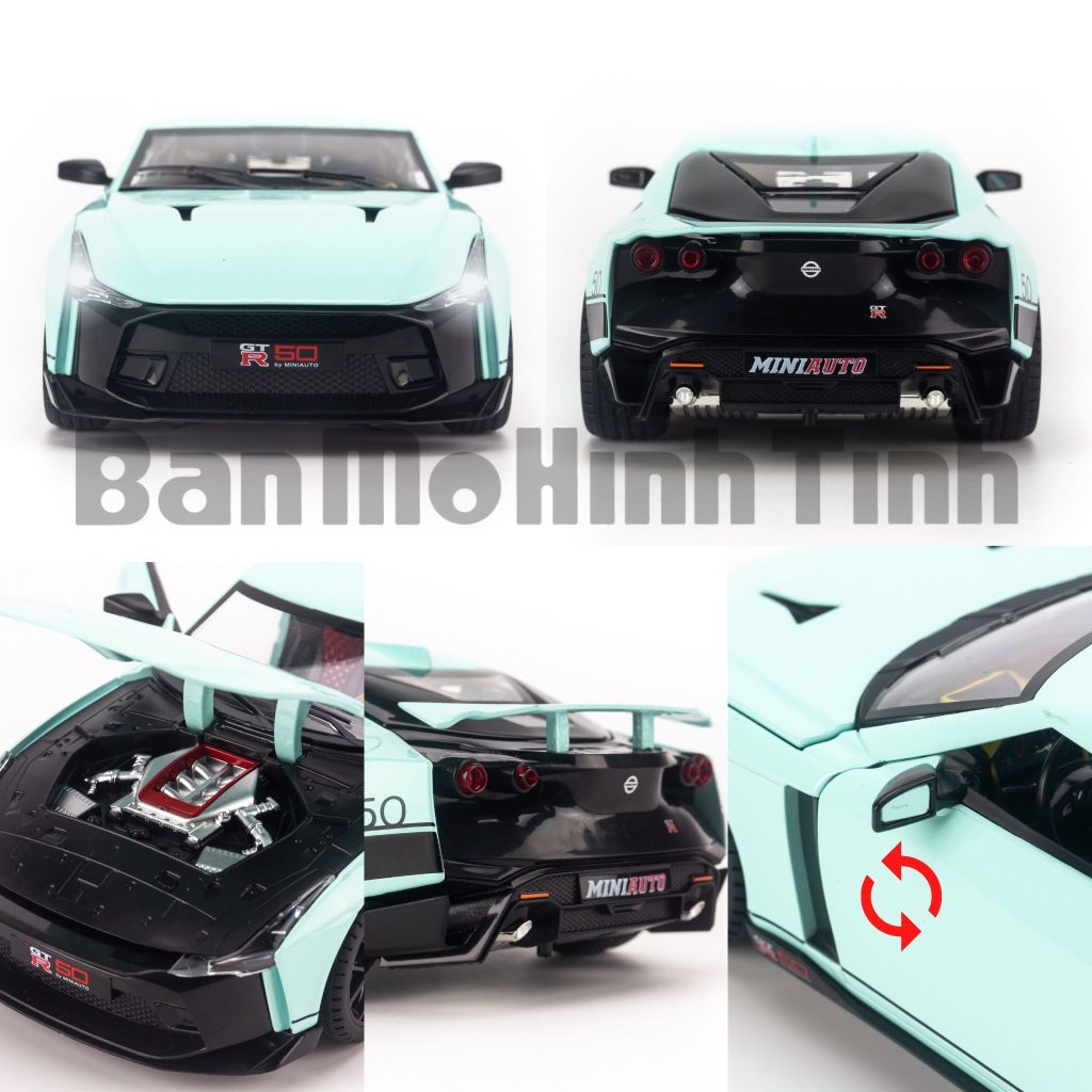 Mô hình xe Nissan Ares GTR50 1:24 Miniauto
