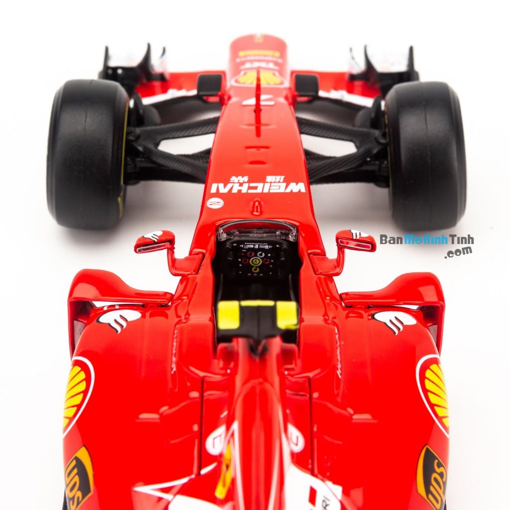 Mô hình xe F1 Scuderia Ferrari SF15-T No7 2015 1:24 Bburago Red giá rẻ (11)