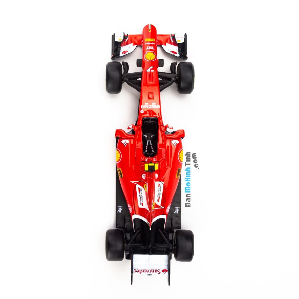 Mô hình xe F1 Scuderia Ferrari SF15-T No7 2015 1:24 Bburago Red giá rẻ (9)