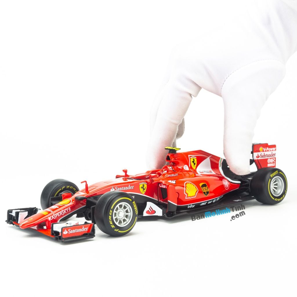 Mô hình xe F1 Scuderia Ferrari SF15-T No7 2015 1:24 Bburago Red giá rẻ (15)
