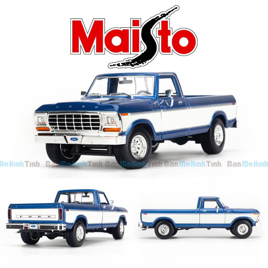 Mô hình xe Ford F150 Pick-up 1979 1:18 Maisto