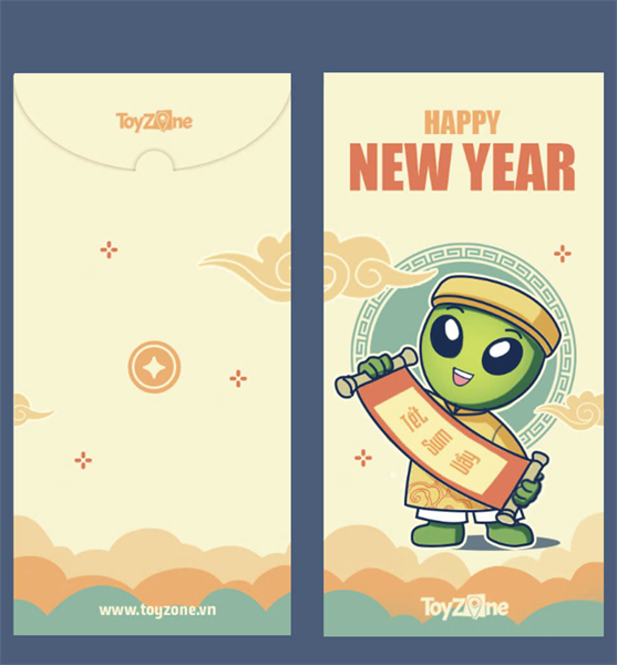 Bao LÌ XÌ - TOYZONE [HÀNG TẶNG]