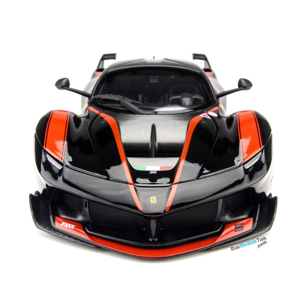 Mô hình xe Ferrari FXX K No.5 Black 1:18 Bburago (10)