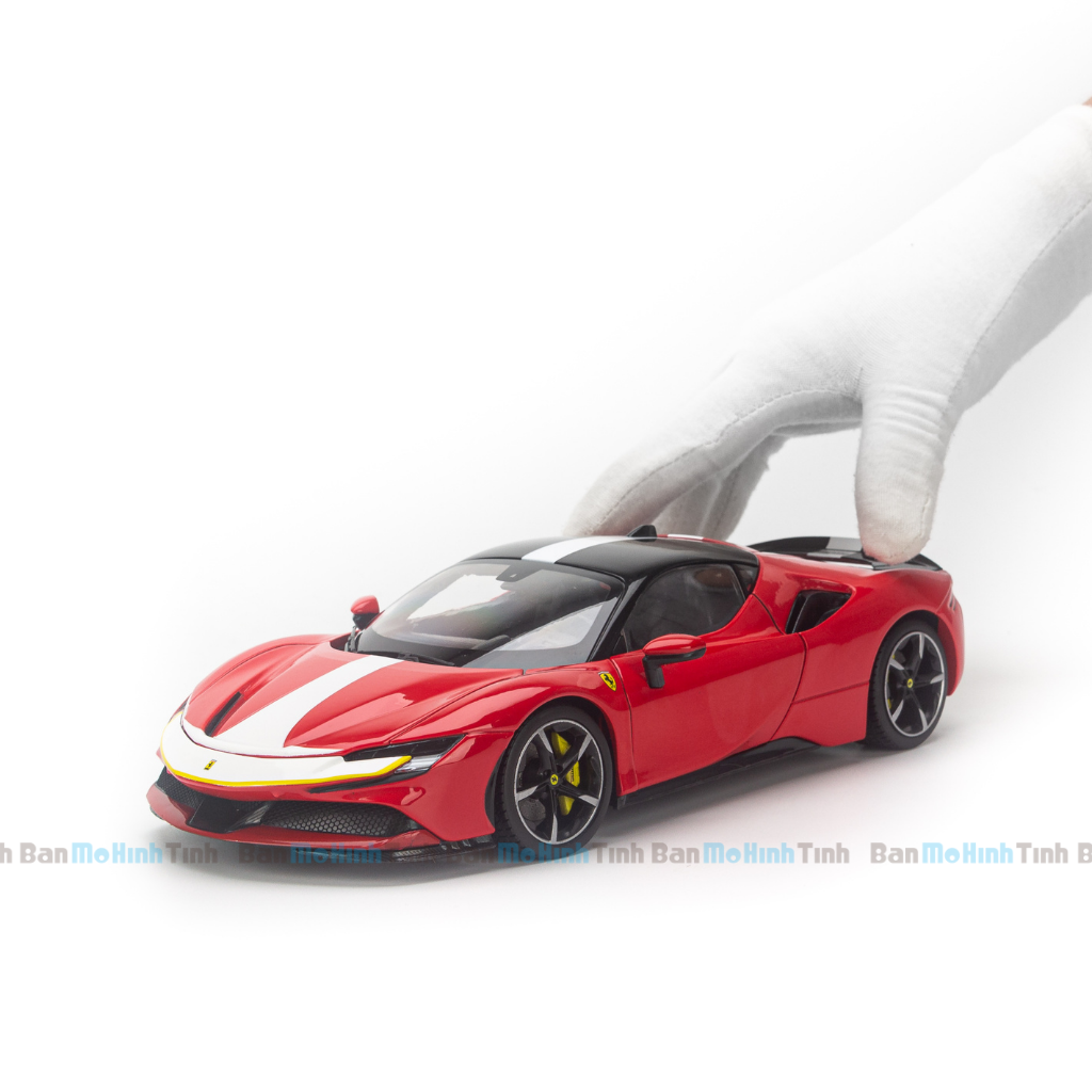 Mô hình xe Ferrari SF90 Stradale Assetto Fiorano 1:18 Bburago Signature