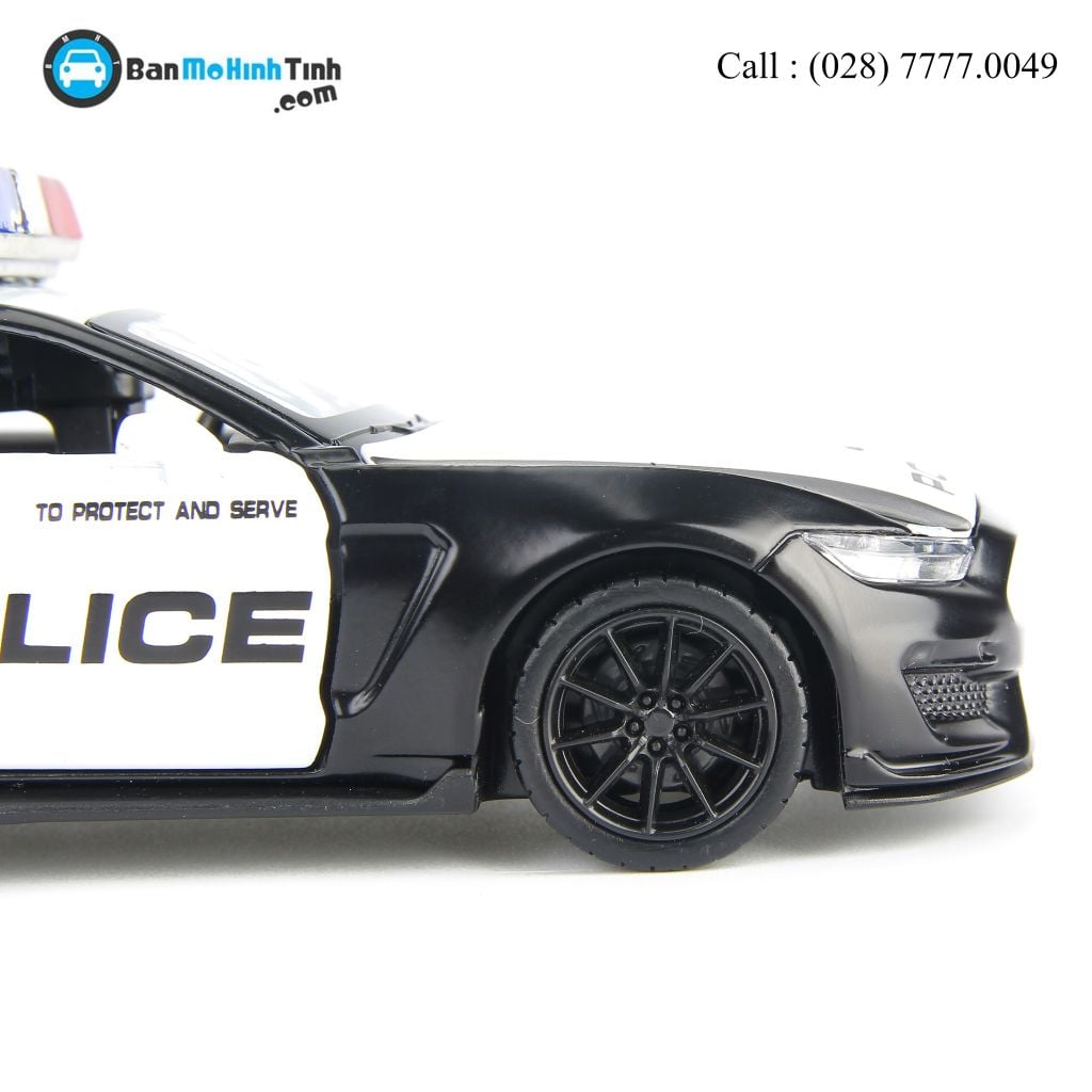 Mô hình xe Ford Mustang 911 Police 1:32 UNI-88397