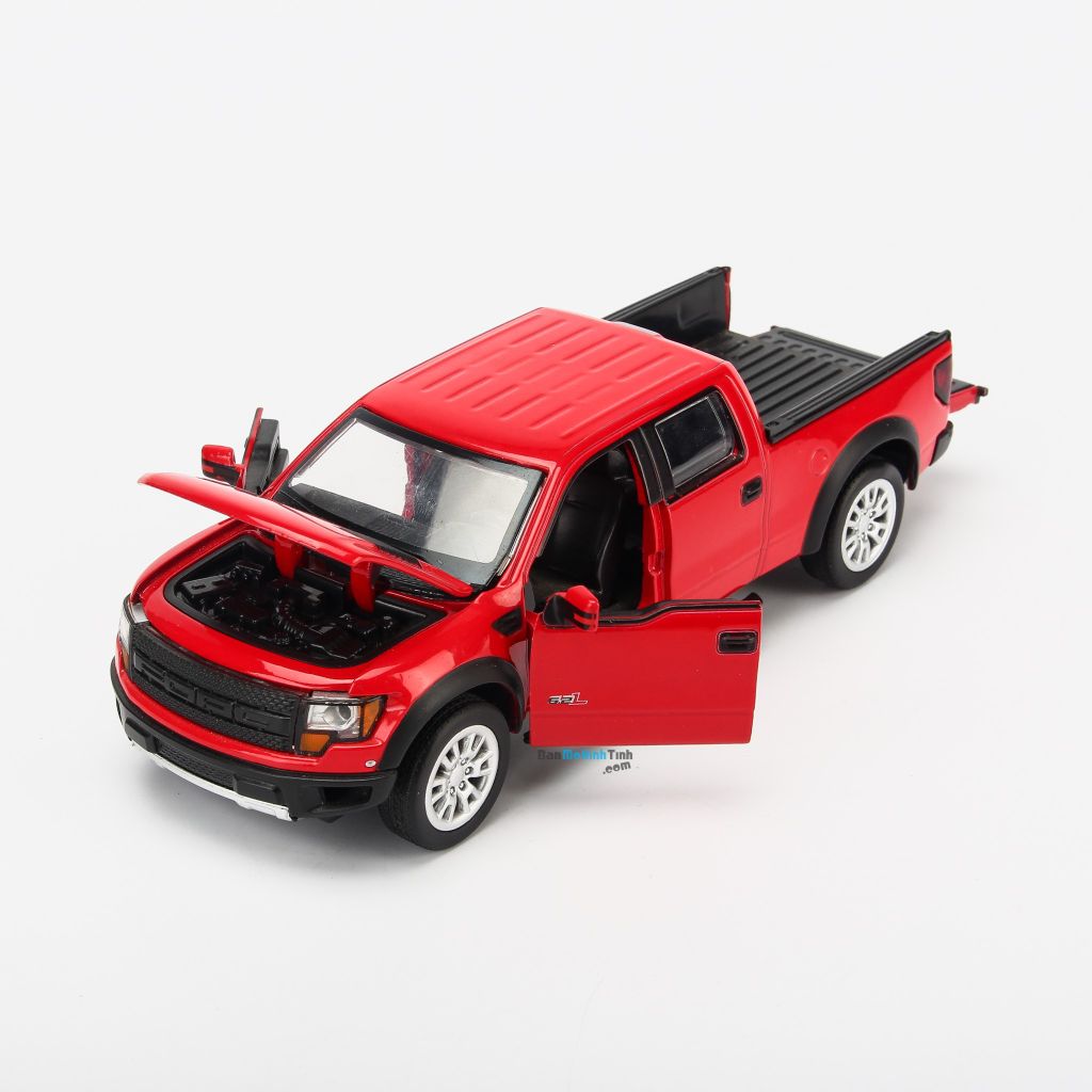 Mô hình xe Ford Raptor F150 2009 1:32 MSZ Red (6)
