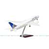 Mô hình máy bay United Airlines Boeing 47cm lắp ráp có đèn Everfly