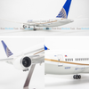 Mô hình máy bay United Airlines Boeing 47cm lắp ráp có đèn Everfly