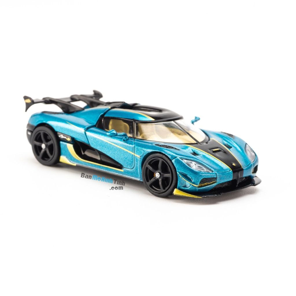 Mô hình siêu xe Koenigsegg Agera RS 1:64 Tarmac Works Blue (1)