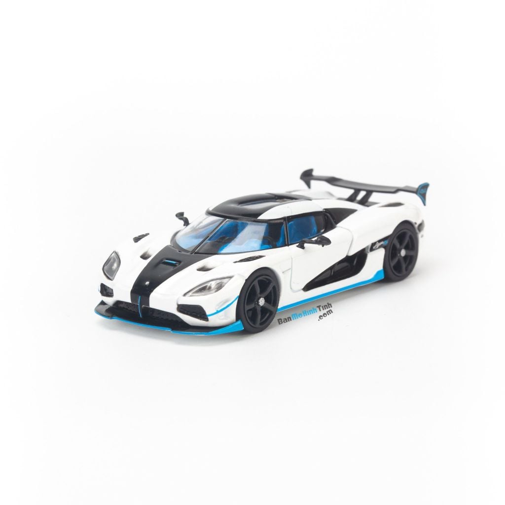 Mô hình xe Koenigsegg Agera RS 1:64 Tarmac Works White (1)