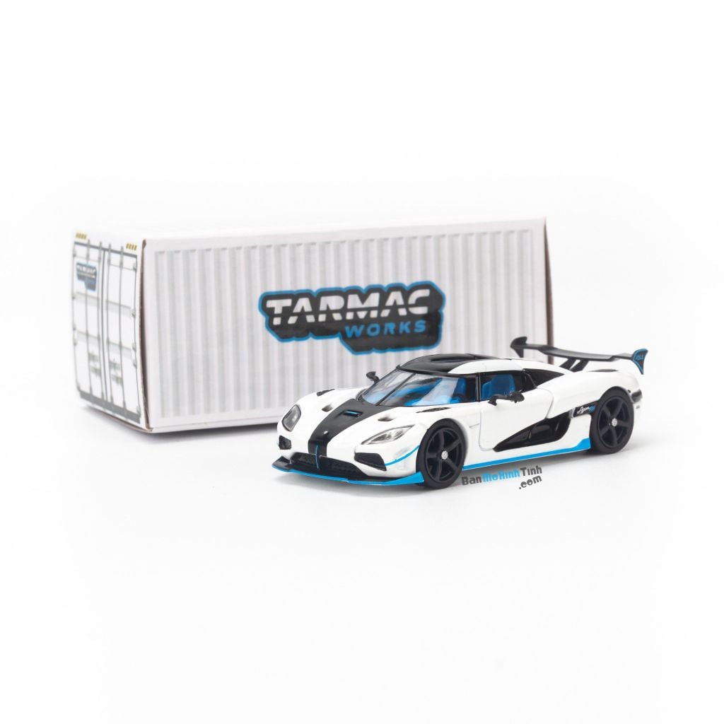 Mô hình xe Koenigsegg Agera RS 1:64 Tarmac Works White (3)