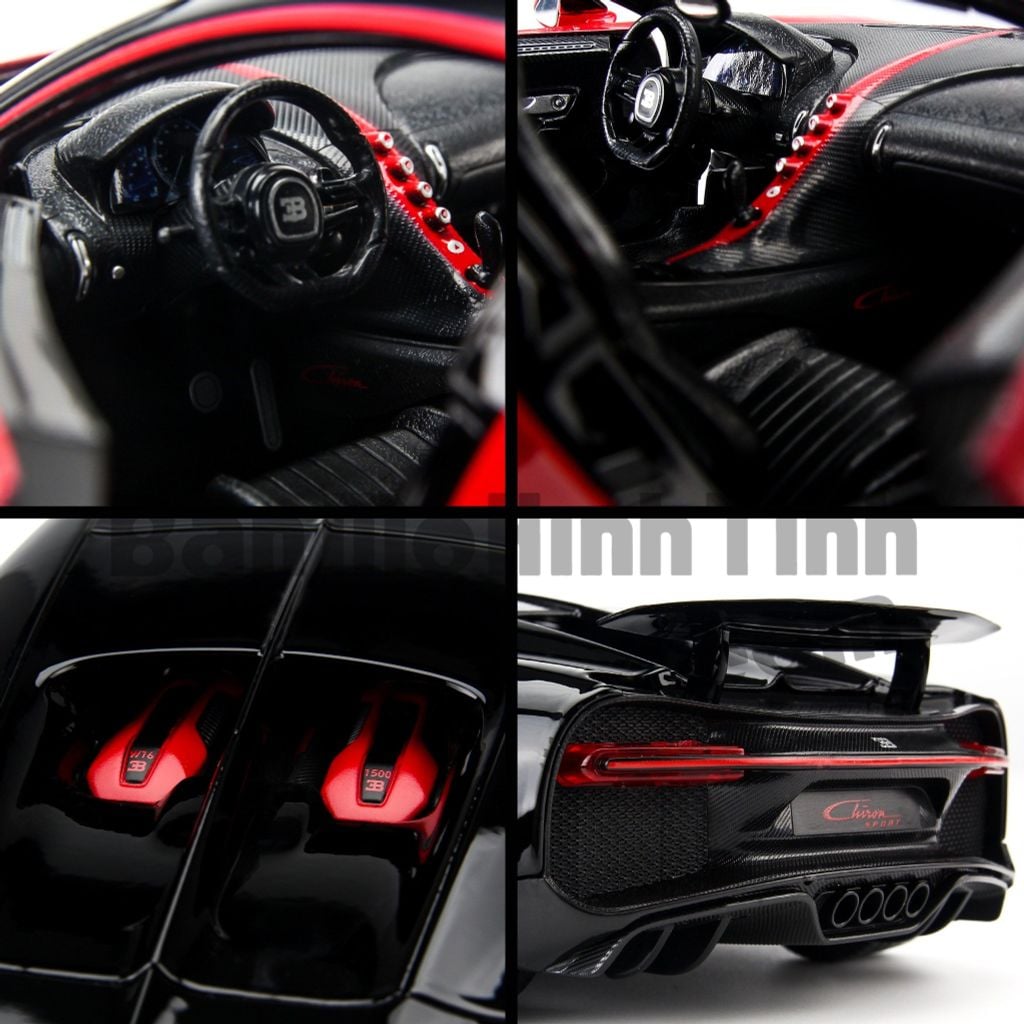 Mô hình xe Bugatti Chiron Sport 16 1:18 Bburago - MH 18-11044