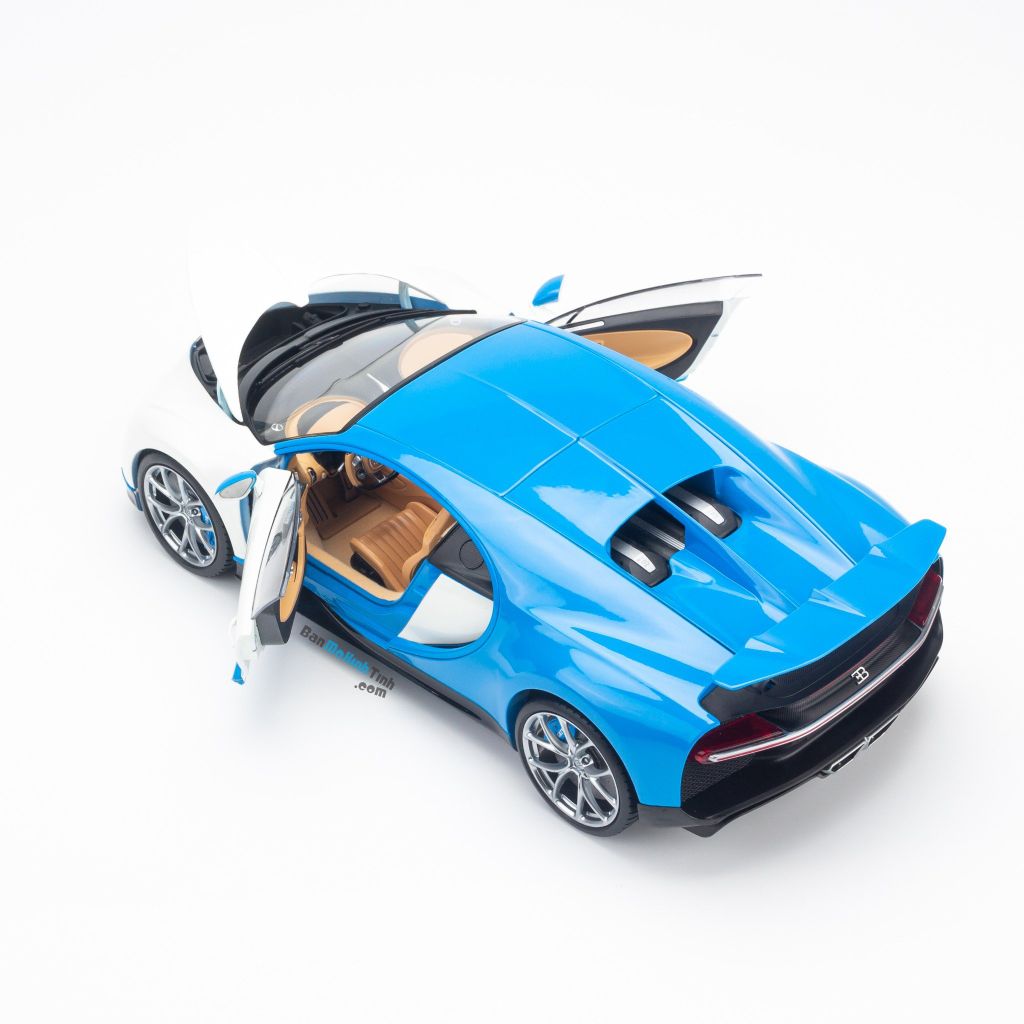 Mô hình xe Bugatti Chiron White 1:18 GT AUTOS (20)